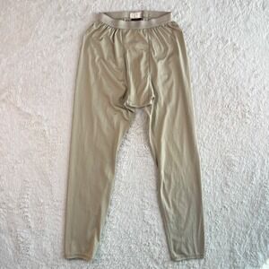 Peckham Base Layer Drawers Men's SMALL Tan Polartec Bottom U.S. Military Vintage